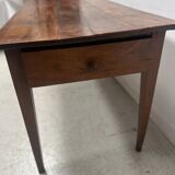 19th century cherry wood style farmhouse table