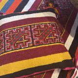 Ensemble tapis + 4 coussins vintage