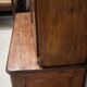Two-part office furniture made of solid pine from the 20th century.