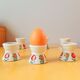 Set of 6 pop 70s poppies