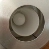 Eglo brushed aluminum designer pendant light