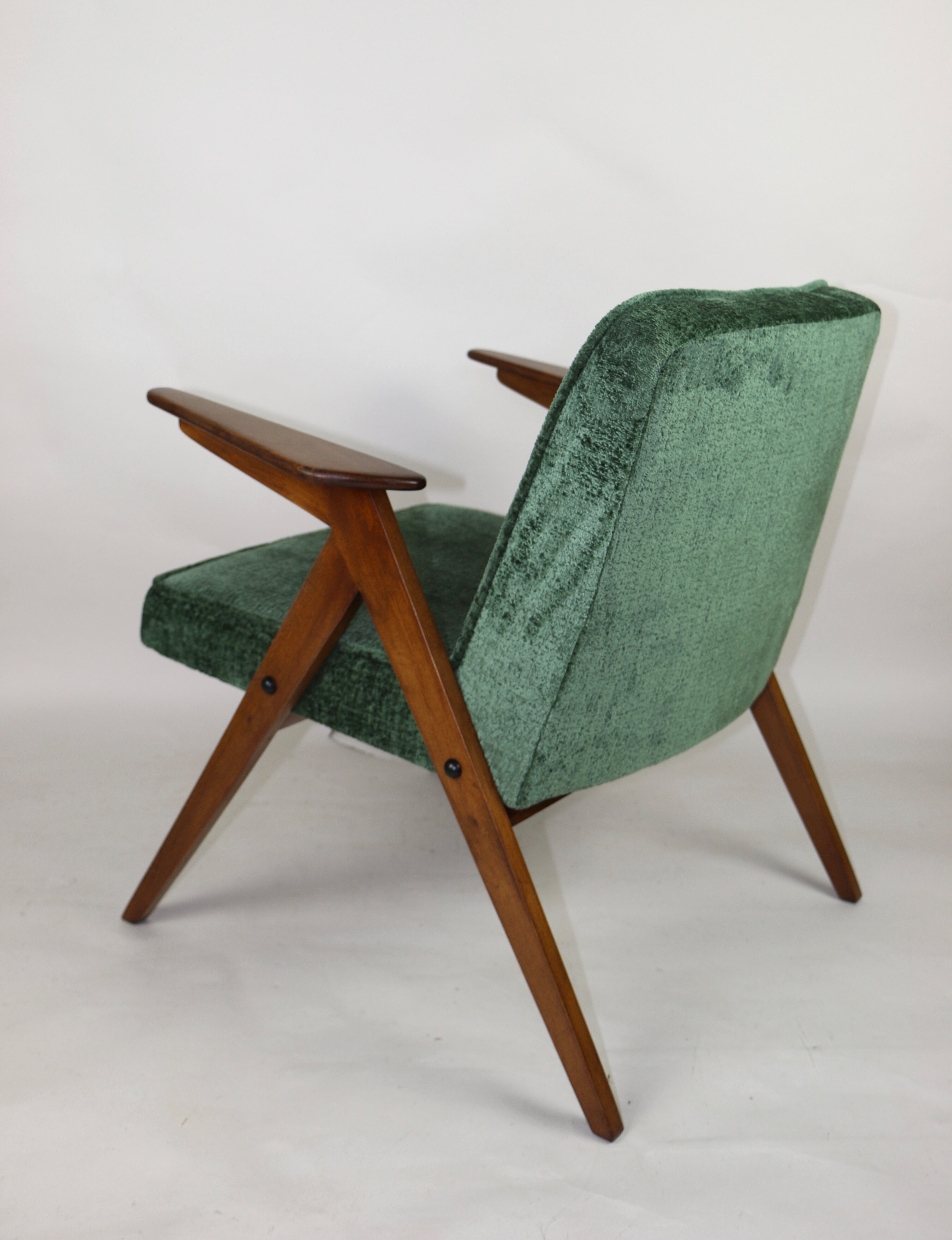 Green Bunny Armchair by Józef Chierowski, 1970s