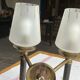 Chic frosted glass wall light