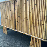 Vintage rattan bamboo bar from the 60s