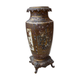 Satsuma vase bronze frame