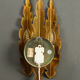 Scandinavian wall lamp by Svend Aage Holm, 1960 in brass