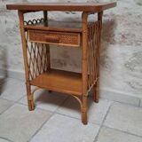 Rattan bedside