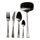 GUY DEGRENNE STAINLESS STEEL CUTLERY SET, 1970s