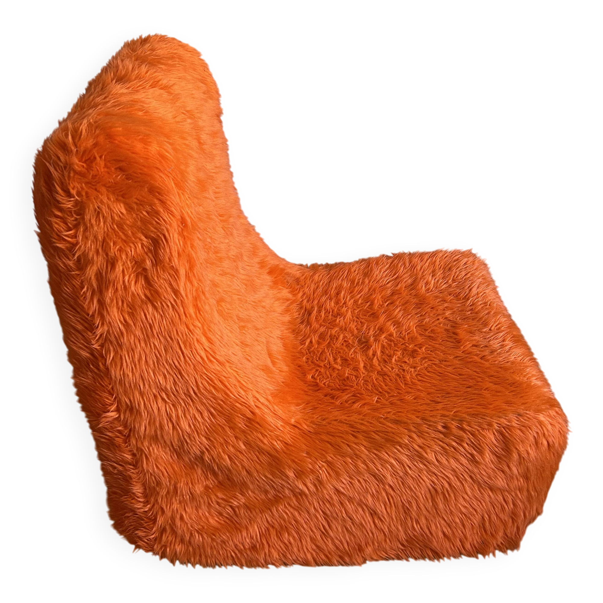 Vintage orange armchair