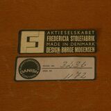 3236 møgensen dining chairs, børge mogensen, fredericia møbelfabrik