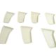 Vintage White Lacquered Ceramic Ashtray -Vide Poche by Antonia Campi for Verbano
