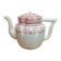 English teapot Wileman Foley Shelley RN148962 Dolly Varden red decoration