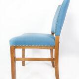 Dining room chair with legs of light mahogany of danish design, 1940s