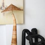 Shroom 002 Rattan Floor Lamp