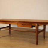 Scandinavian teak coffee table from the 1960s.
