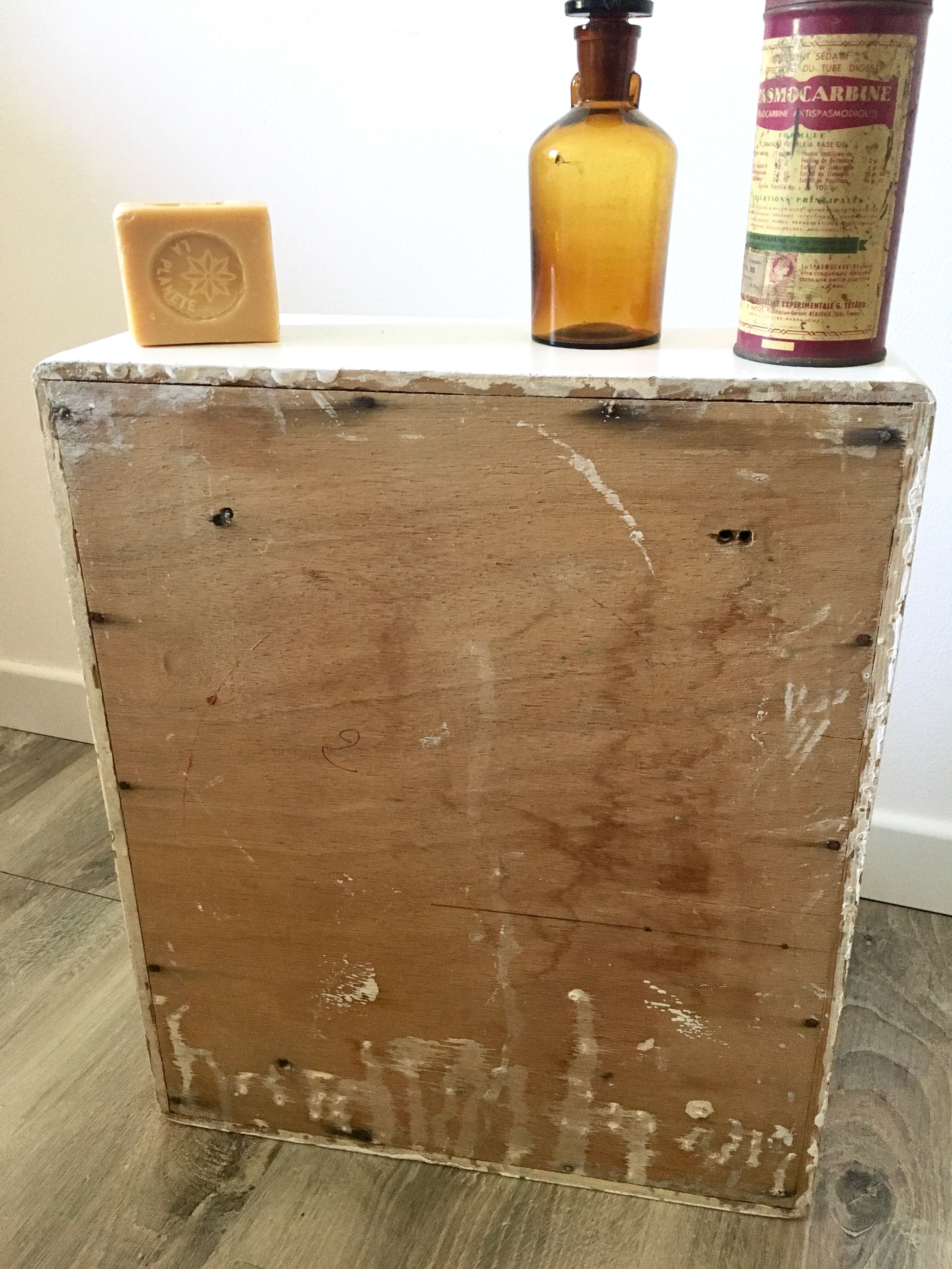 Vintage toilet cabinet