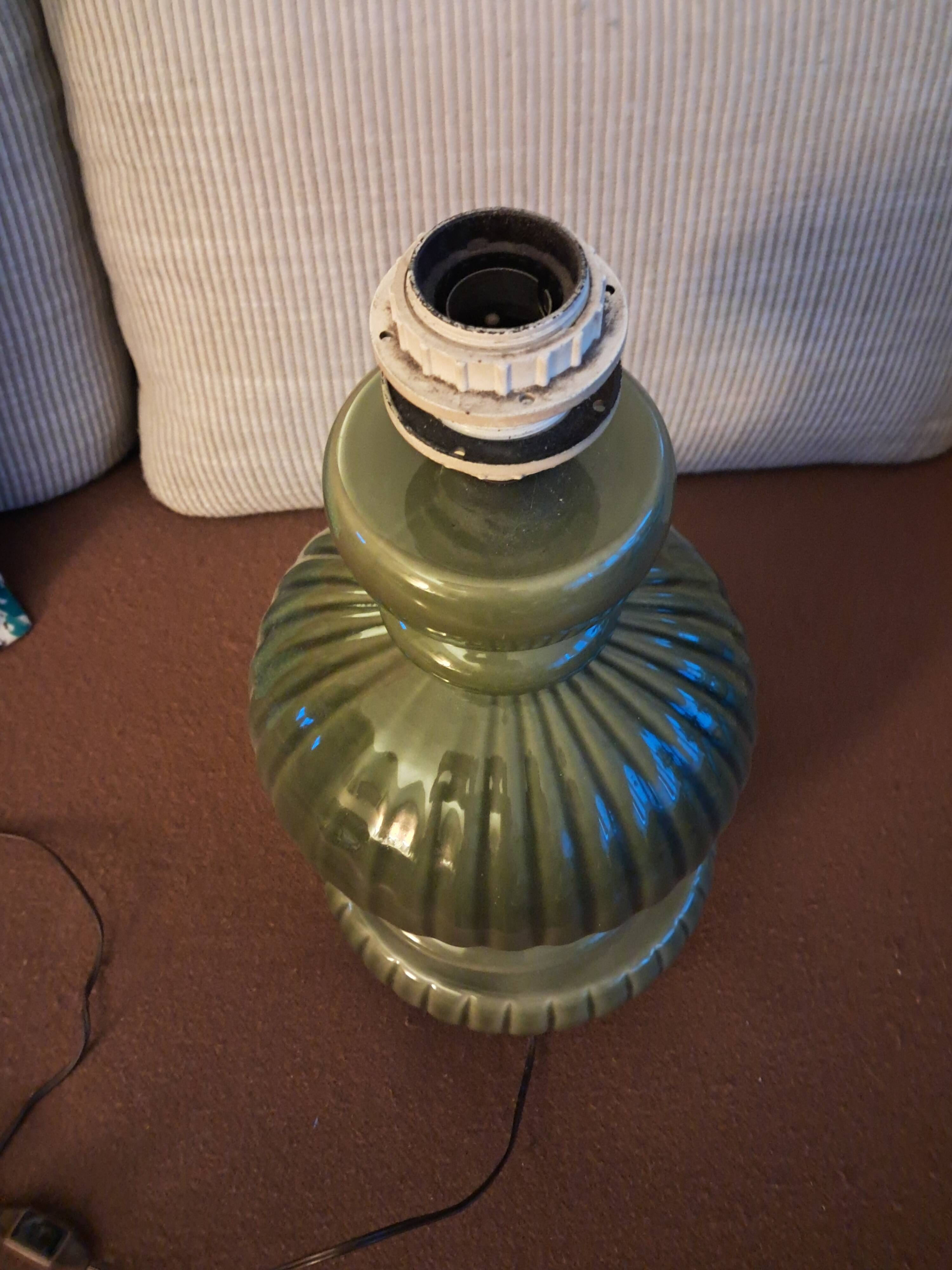 Large vintage ceramic lamp