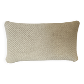 Coussin laine écru beige