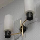 Pair of wall sconces 1950s style Arlus Lunel
