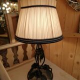 Table lamp in wrought iron