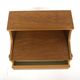 Scandinavian bedside table in teak, AB Carlströms, Sweden, 1960.
