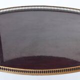 Vintage dessert table on wheels with two oval trays