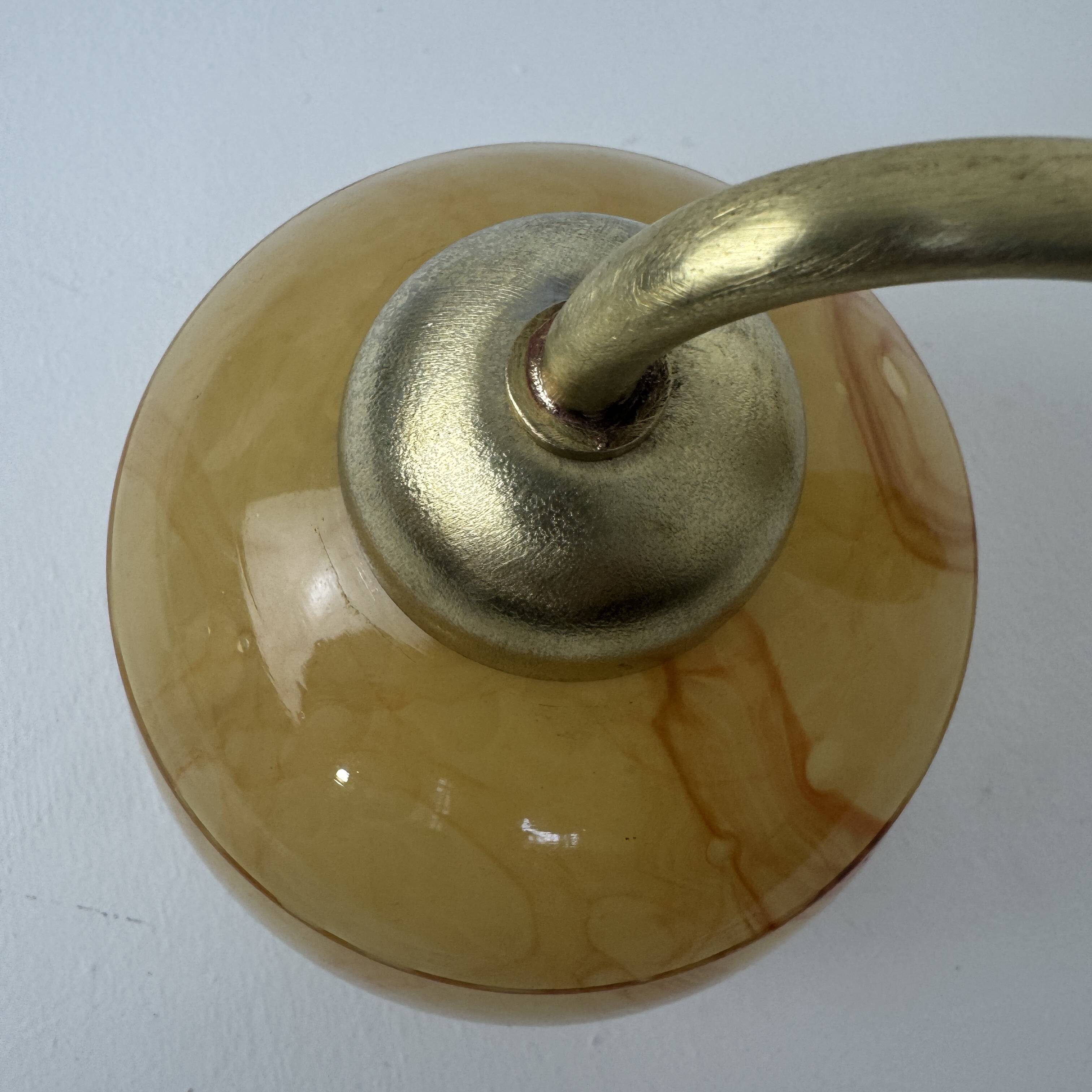 Pair of antique art deco wall lights