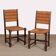 Paire de chaises dans le goût de Charles Dudouyt, 1950