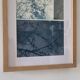 Tableau murale collage cyanotype photographique
