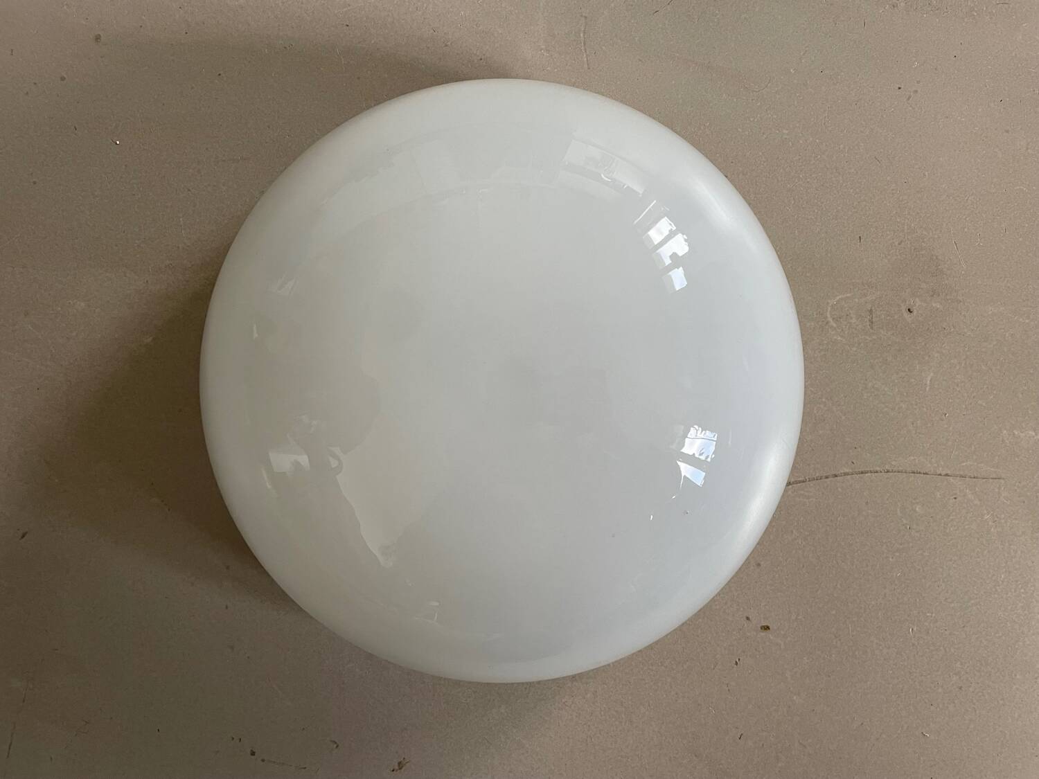 Set of 3 opaline wall lights