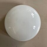 Set of 3 opaline wall lights