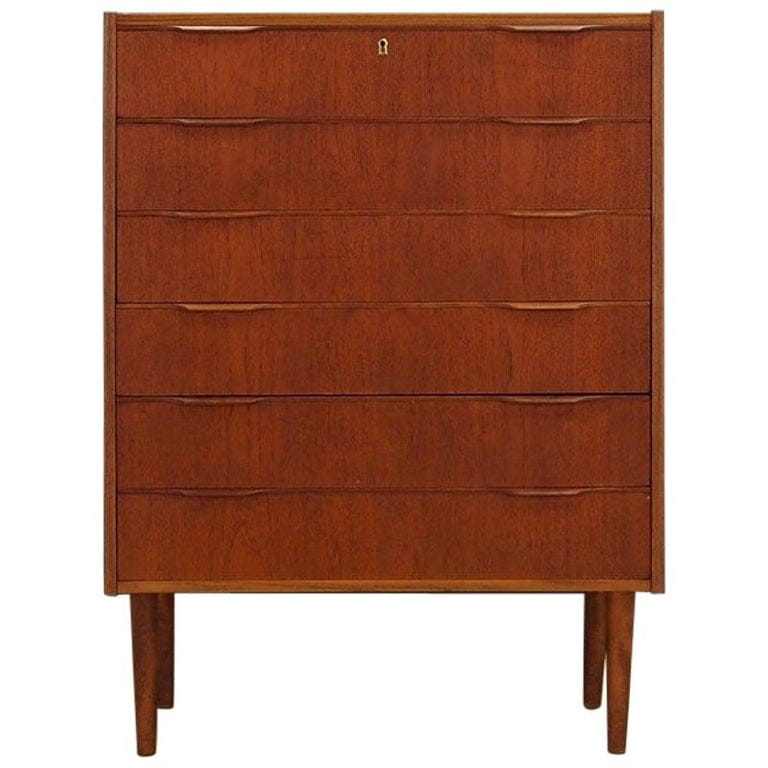 Danish design chest of drawers retro teak vintage