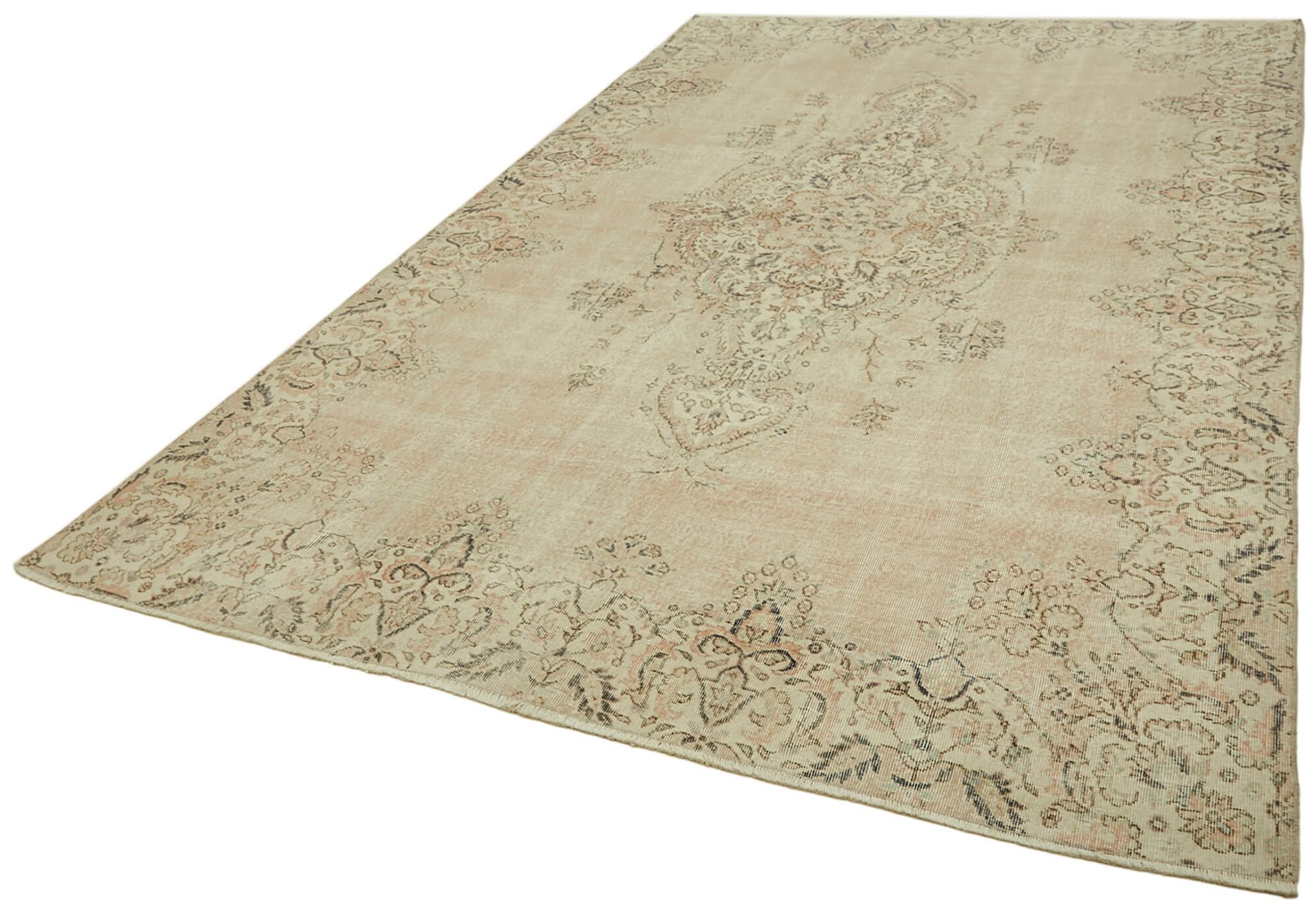 Tapis en laine 240 cm x 372 cm laine beige