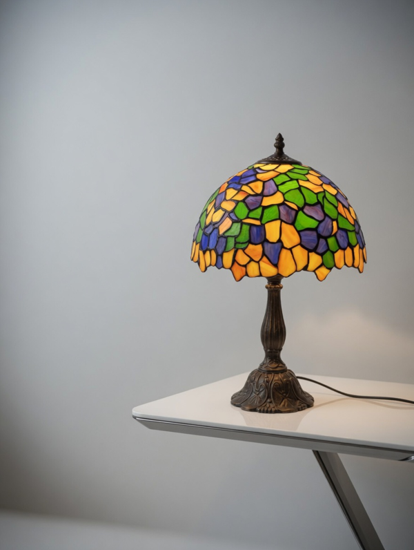 Lampe à de table chevet Tiffany vintage