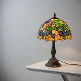 Vintage Tiffany bedside table lamp