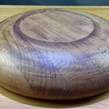 Vintage round wooden platter