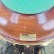 Vintage Valenti Gold Plated Centerpiece Bowl on Walnut Base, 1990s