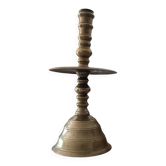 Bougeoir à disque en bronze