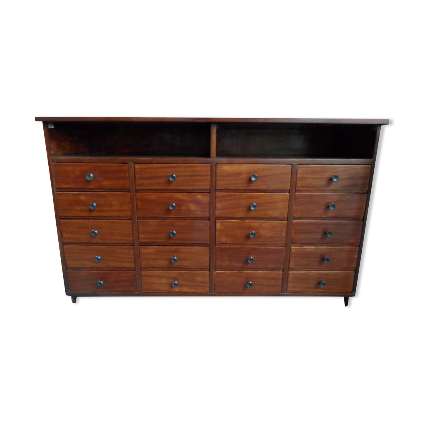Vintage mahogany apothecary  cabinet