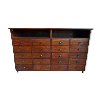 Vintage mahogany apothecary  cabinet