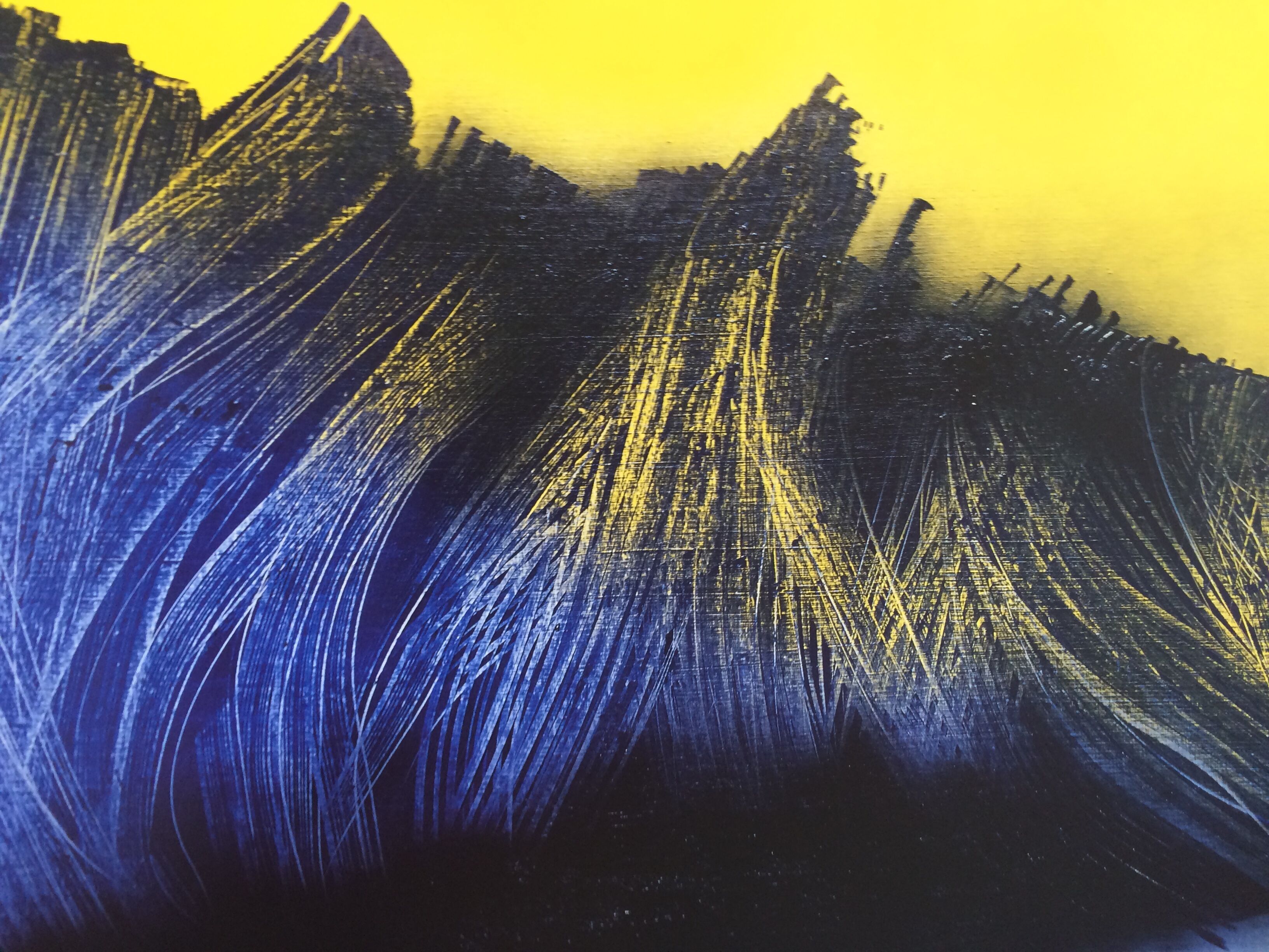 Four-color exhibition poster