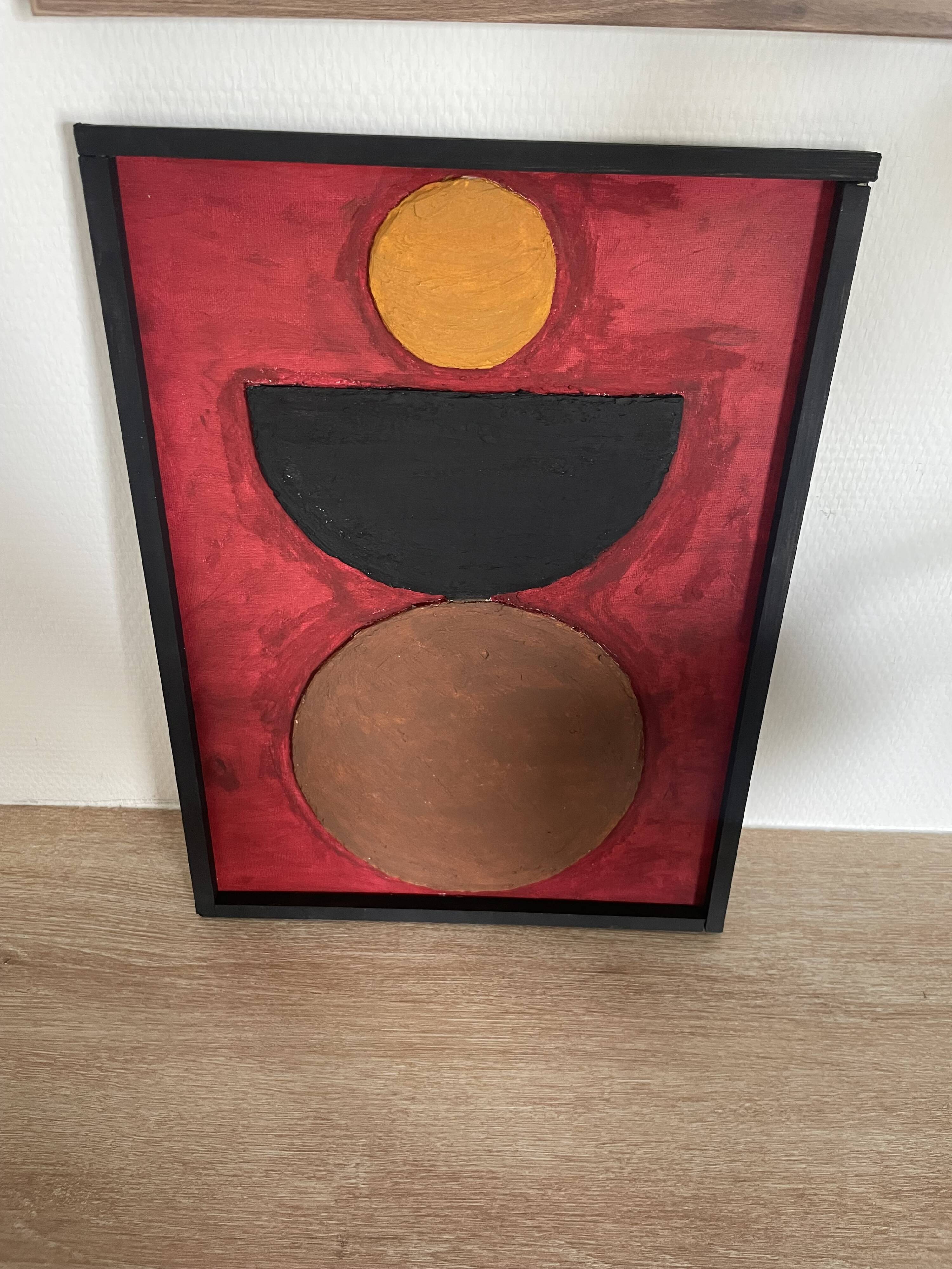 Contemporary relief artwork