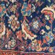 Handmade old Kurdish Persian carpet 135x276 cm