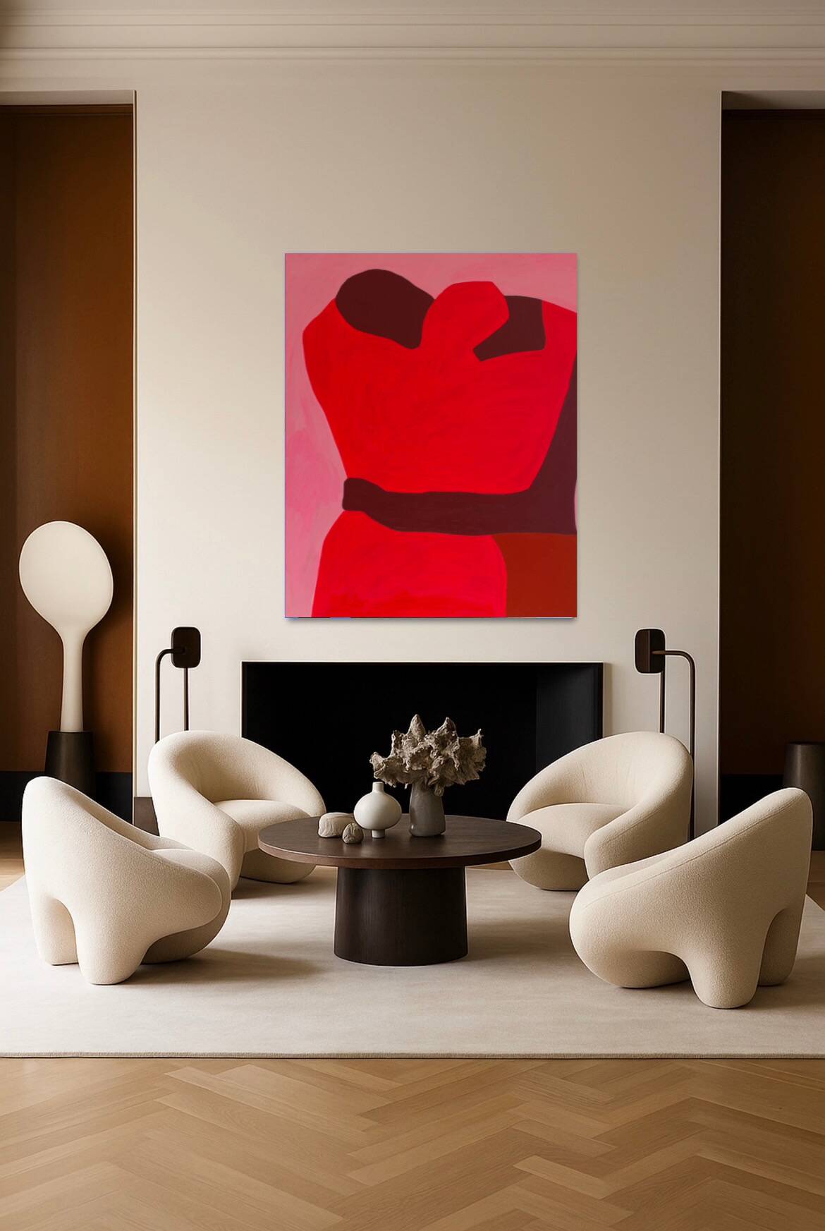 Canvas painting "close to you" 100x80cm signed Bodasca