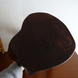 Stool foot tripod wood