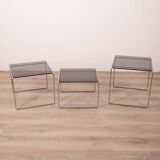 Tables basses vintage Marcel T Tris par Kazuhide Takahama pour Cassina, ensemble de 2