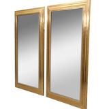 Deknudt gold wall mirror 1970s regency