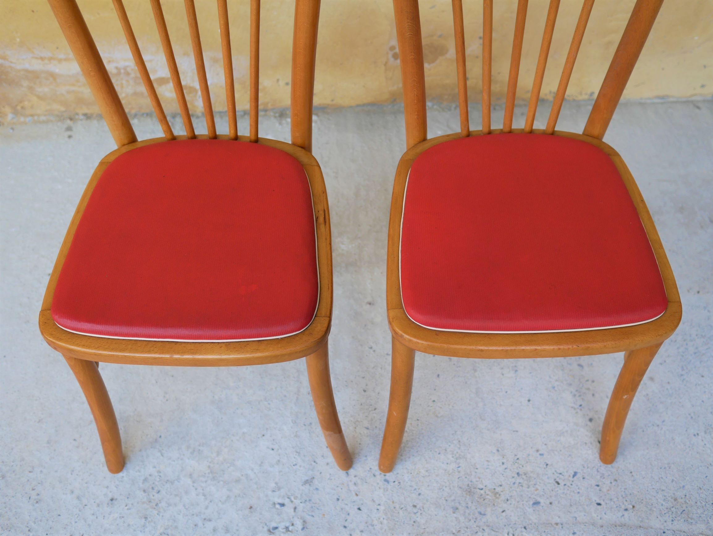 Pair of vintage bistro chairs
