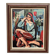 Original Swedish Oil on Canvas - "Portrait of a Young Woman" by M. Costa - Signed - Vintage and Framed - 82.5 × 67.3 cm