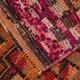 3x12 Red & Orange Classic Vintage Runner Rug, 90x380Cm
